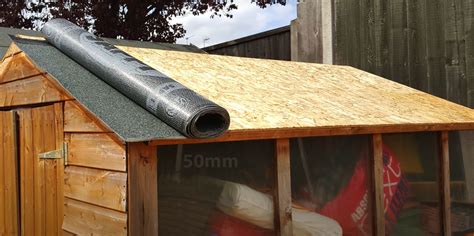 How To Install Garden Shed Felt Roofing (Without A Blow Torch or Self ...