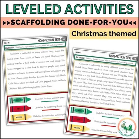 Christmas Paragraph Writing Prompts and Activities - GRASPhopper Learning