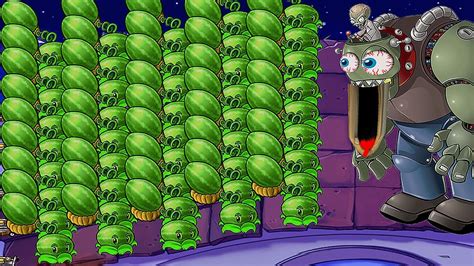 99 Melon-pult vs Zomboss Pvz - Plants vs Zombies Battlez - YouTube