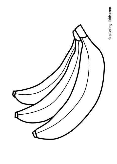 Banana Drawing Outline at GetDrawings | Free download