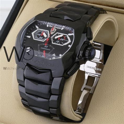 Tonino Lamborghini Watch Black Metal Belt | Watches Prime