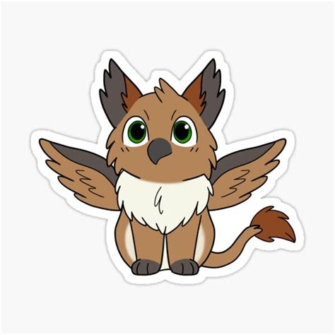 "baby griffin" Sticker for Sale by CosmoScribbles | Redbubble