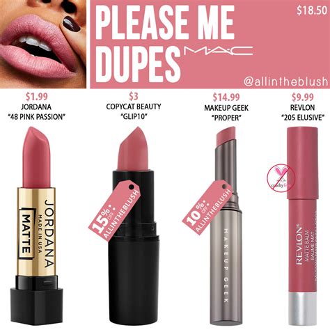 MAC Please Me Lipstick Dupes - All In The Blush