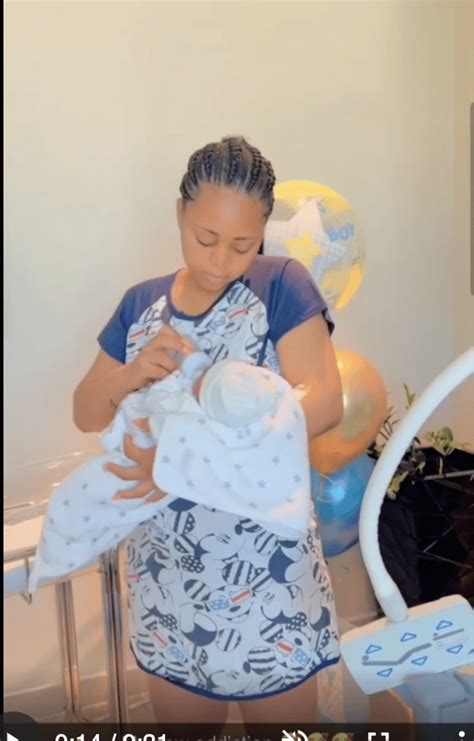 Regina Daniels Cradles Her New Baby Boy In Adorable Photos - Information Nigeria