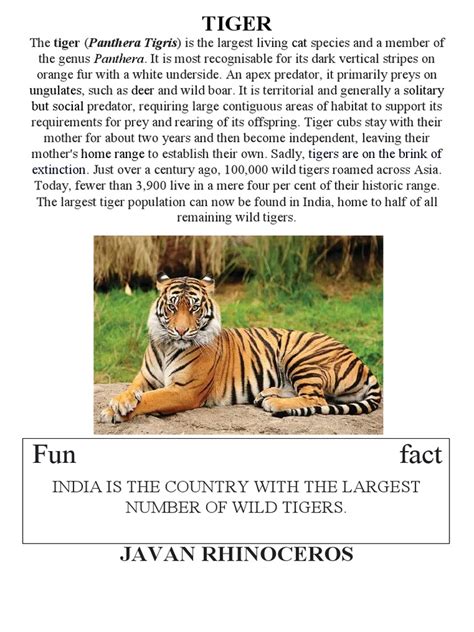 Red Data Book 2.0 | PDF | Lion | Tiger