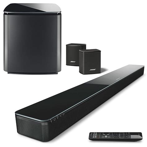 Bose Smart Soundbar 300 Bluetooth Wi-Fi Voice Control, Black Bundle ...