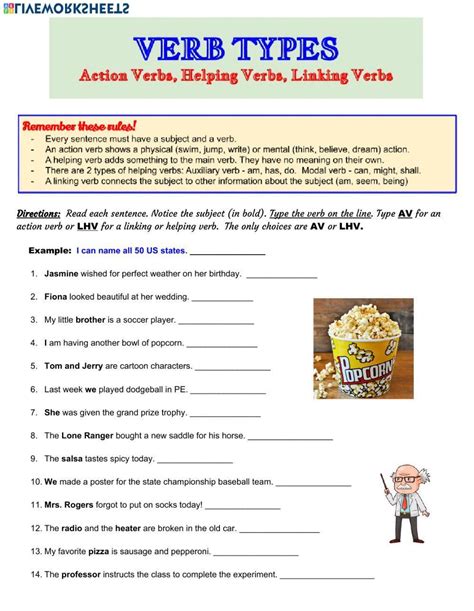 Find the Verbs Worksheets - Worksheets Library