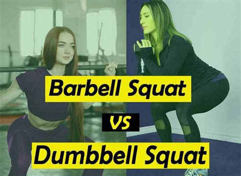 Dumbbell Squat Vs Barbell Squat: 3 Best Variations For Each ...