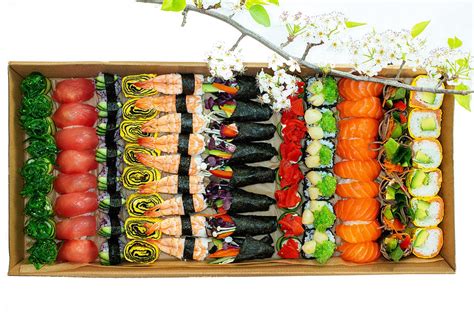 Deluxe Sushi Platter - Boxed (Free Delivery) | YNJ Catering