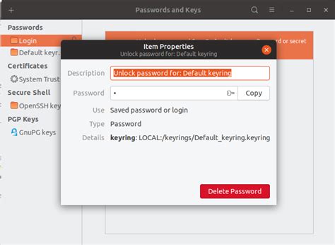 GNOME Keyring & Seahorse review | Free, Open source, 10/10 encryption