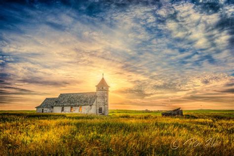 Country Church Sunrise by Rikk Flohr, via 500px | Country church, Old ...