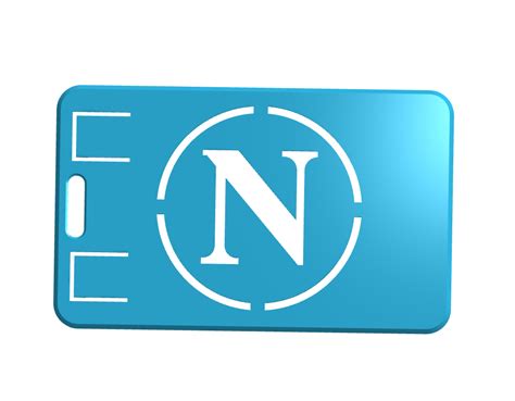 Napoli Badge Holder by Dafla107 | Download free STL model | Printables.com