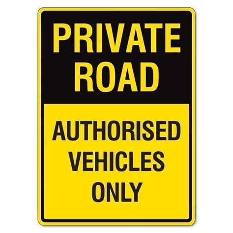 Private Property Sign - Private Road - The Signmaker