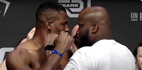 A heavyweight showdown: Francis Ngannou vs Derrick Lewis