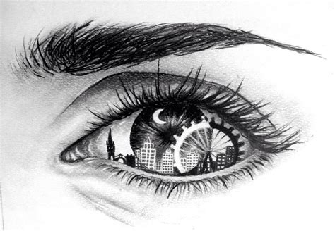 Eye Reflection Drawing at PaintingValley.com | Explore collection of ...