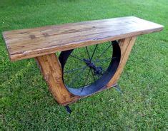 Accent Tables | richardgentry Wagon Wheel Table, Wagon Wheel Decor, Rustic Table, Rustic Chic ...