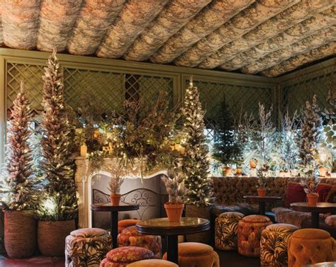 The Ivy Has Transformed Its Roof Garden Into The North Pole For Christmas