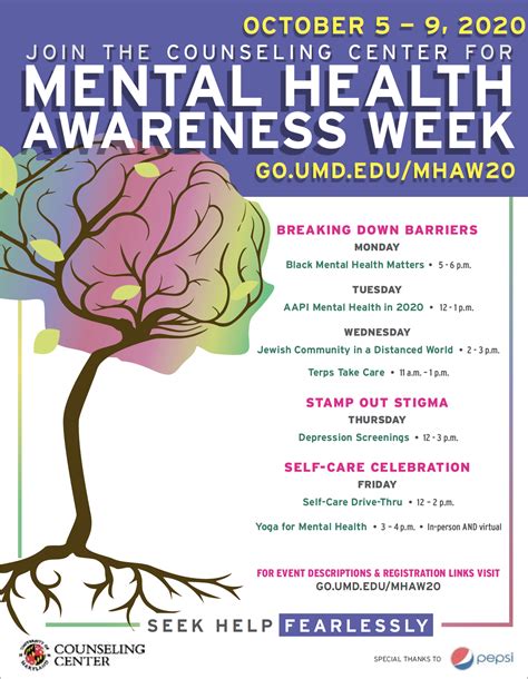 UMD GVPT E-News: Mental Health Awareness Week October 5-9