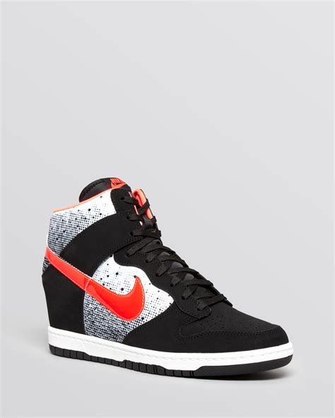 Lyst - Nike Lace Up High Top Wedge Sneakers - Women'S Dunk Sky Hi in Black