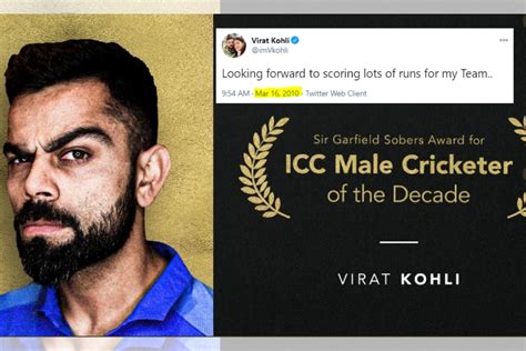 Virat Kohli Tweeted About Scoring Runs 10 Years Ago. Now He's ICC Cricketer of the Decade