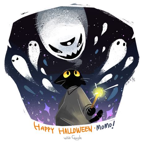 happy halloween by Ganym0.deviantart.com on @DeviantArt | Halloween cat game, Magic cat academy ...