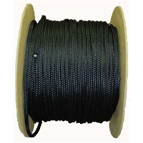 Aamstrand Double Braided Nylon Rope - Black - Per Foot
