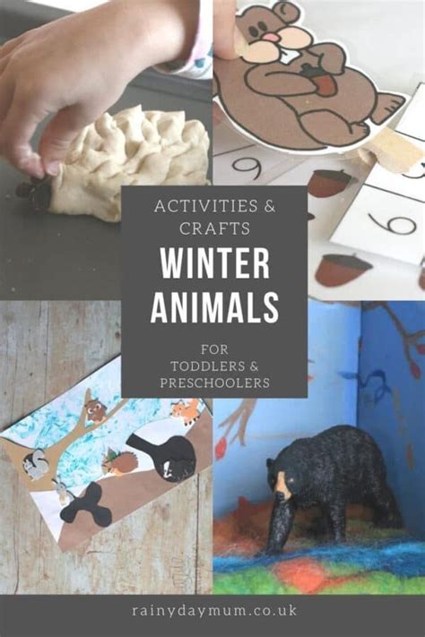 Winter and Hibernating Animal Crafts and Activities for Toddlers ...