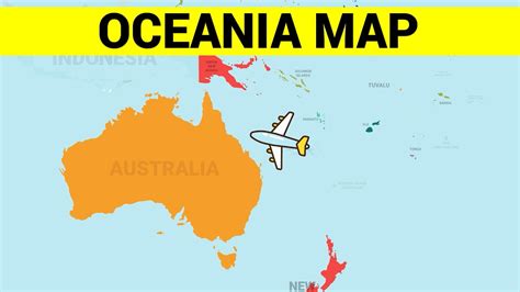 OCEANIA CONTINENT MAP - Learn the Countries and Islands of Oceania ...