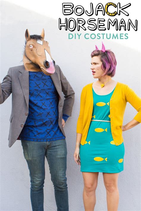 Bojack Horseman Cosplay Guide Couple Halloween Costumes For Adults ...