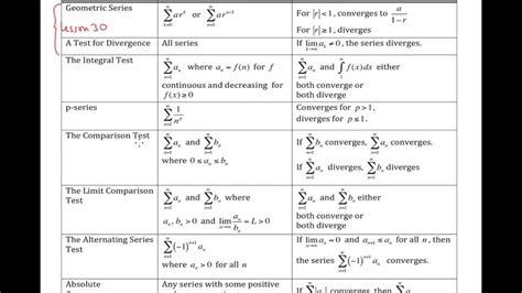 Sequences And Series Calc