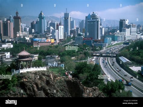 Urumqi modern city skyline Stock Photo - Alamy