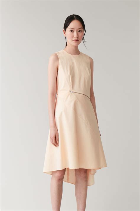 ADJUSTABLE-LENGTH DRESS - Light beige - Dresses - COS US in 2020 | Dresses, Dress length, Beige ...