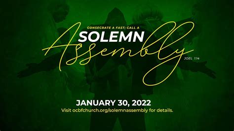 Sunday Morning Worship | Solemn Assembly | 01.30.22 - YouTube