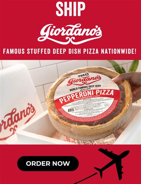 Authentic Chicago Deep Dish Pizza | Giordano's Pizza