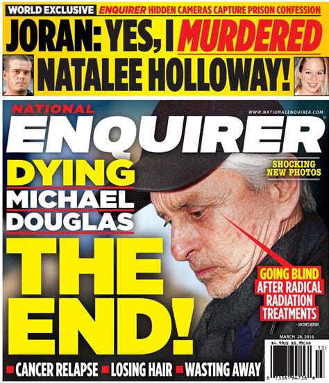 The End Is Near? Experts Fear Michael Douglas Relapses From Cancer