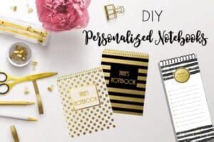 Free notepads that can be personalized before you print | Instant download
