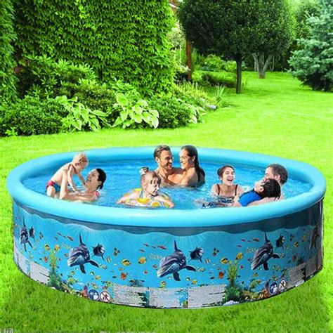 NK SUPPORT Inflatable Pool, Children's Swimming Pool Blow Up Pool for ...