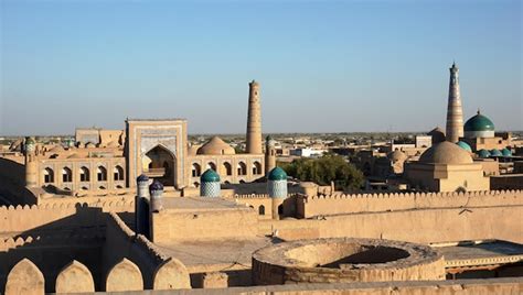 Premium Photo | The ancient city of khiva in uzbekistan