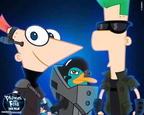 2nd Dimension Phineas, Ferb and Perry by EmissixD on DeviantArt