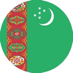 Turkmenistan flag emoji - country flags