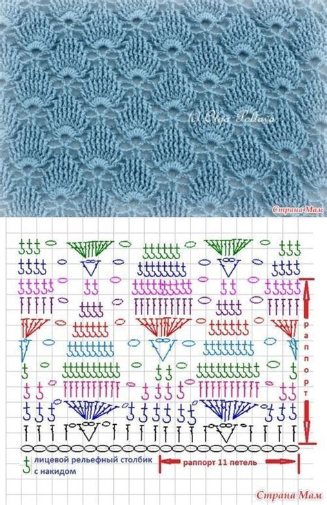 Free Crochet Stitch Diagrams