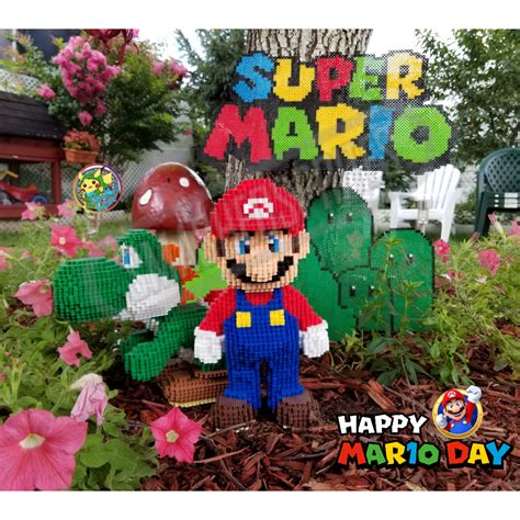 3d Mario perler beads : r/PerlerBeads