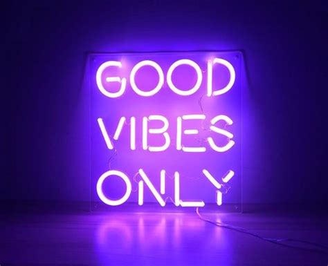 Good Vibes Only Custom Neon Sign Flex LED Neon Light Sign Room - Etsy | Neon signs, Custom neon ...