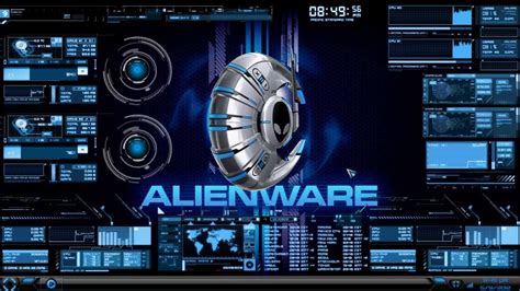 HUD Theme Evolution + Rainmeter + Alienware Media Skin & Wallpaper 2012 ...