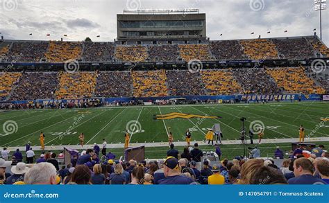 West Virginia University Stadium Editorial Photo - Image of stadium ...