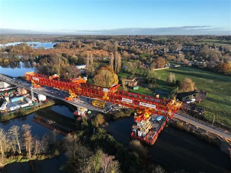 Aerial view of HS2's Colne Valley Viaduct 2