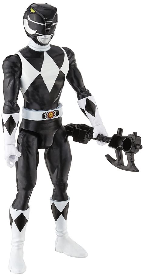 Buy Power RangersMighty Morphin Black Ranger 12-Inch Action Figure Toy ...