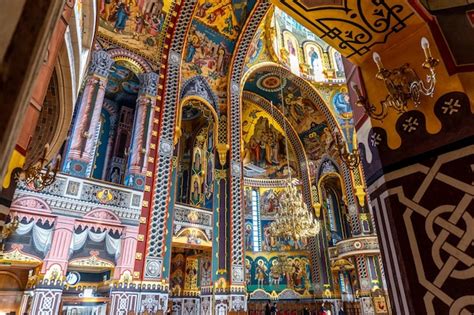 Premium Photo | Inside in the orthodox holy trinity cathedral