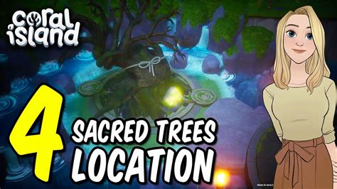 CORAL ISLAND: All 4 Sacred Trees Location (Guide & Map) - YouTube