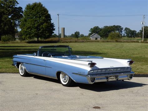 1959 Oldsmobile 98 Blue + White Two Tone Convertible 394cu/315hp ...